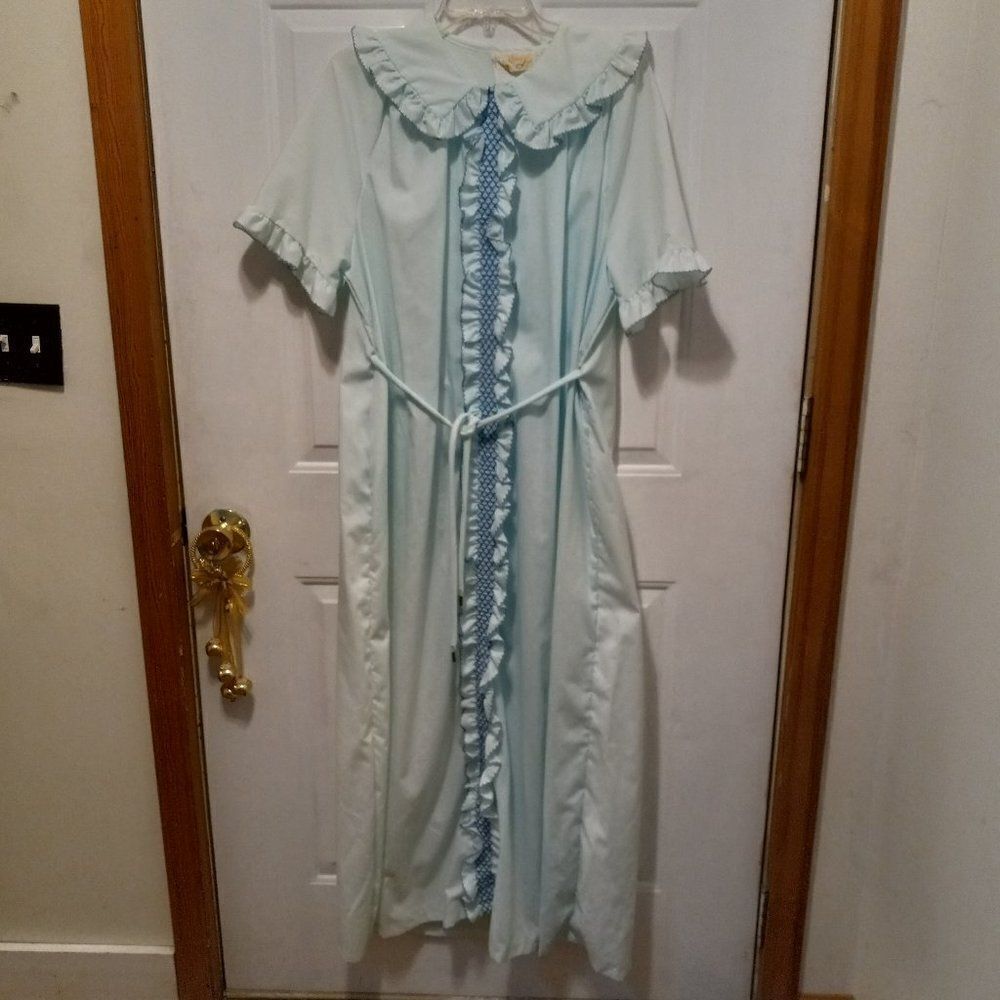 Vintage Leisure Life Short Sleeve bathrobe